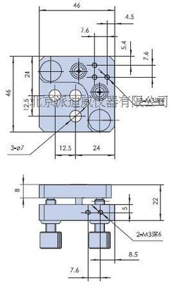 PQ220-5L 精密型手动倾斜台（双轴）