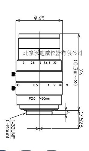 kowa 镜头 物镜 LM50XC 显微镜物镜