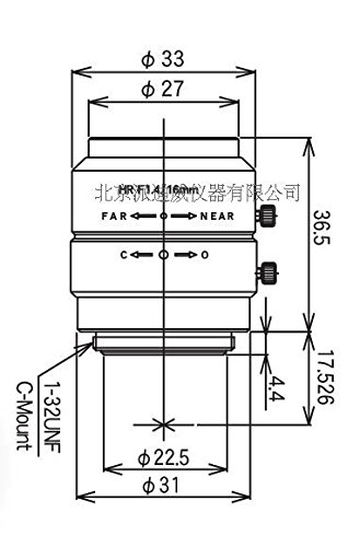 kowa 镜头 物镜 LM16JCM 显微镜物镜