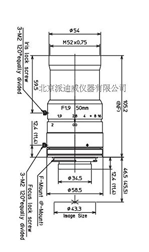 kowa 镜头 物镜 LM50-IR 显微镜物镜