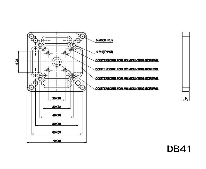 支杆底座DB40/DB41/DB42/DB43