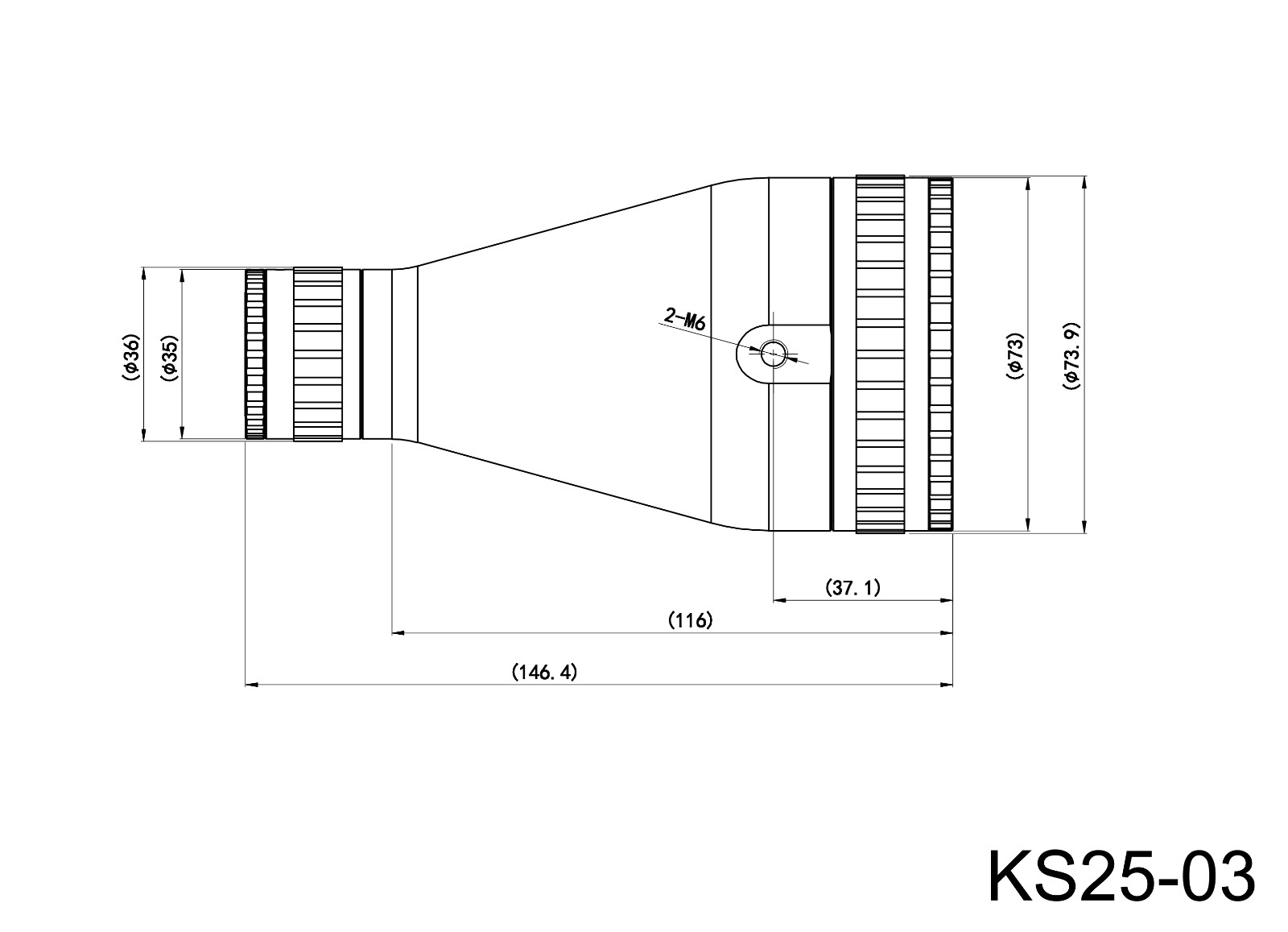 派迪威KS25系列变倍扩束镜