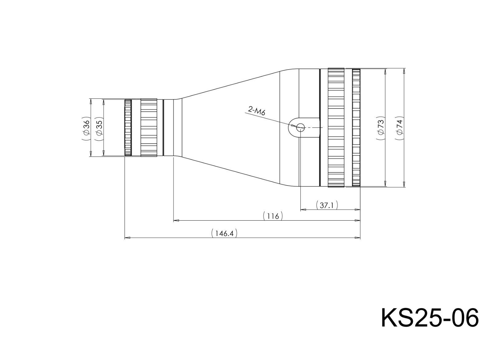 派迪威KS25系列变倍扩束镜