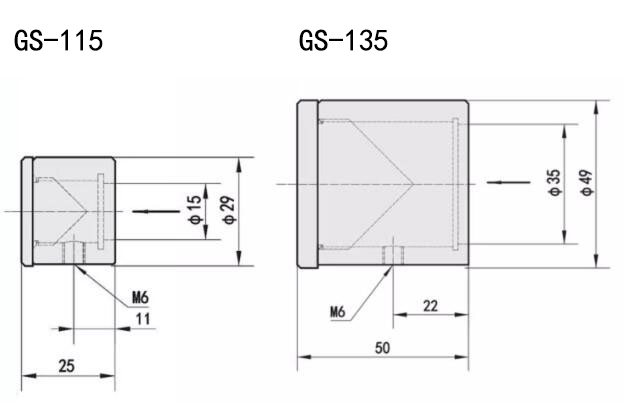 光线收集器光学激光止光器光束陷阱吸收通用能量收集筒GS-115