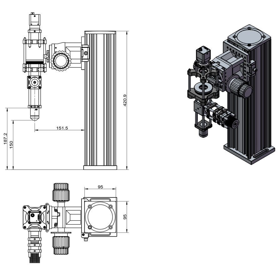 光路组件系统 显微光路搭建系统GD-100（定制系统）