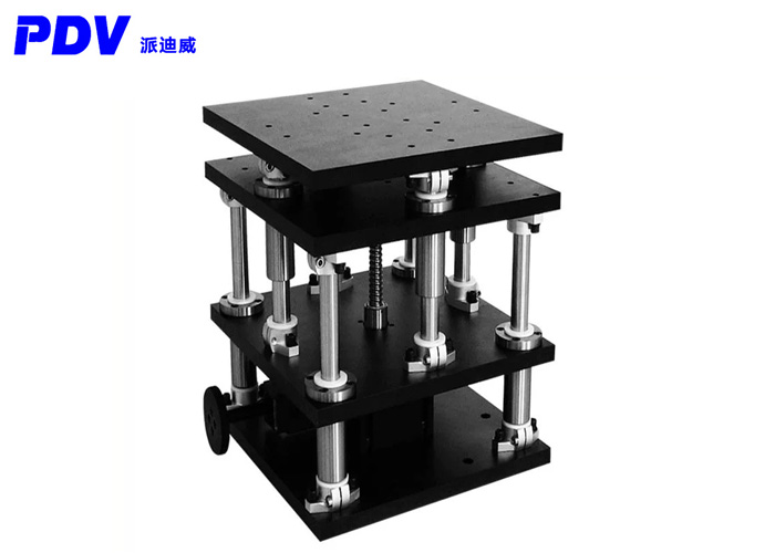 PT-SD850手动升降台光学重载Z轴工作台 大型涡轮螺杆调整位移台